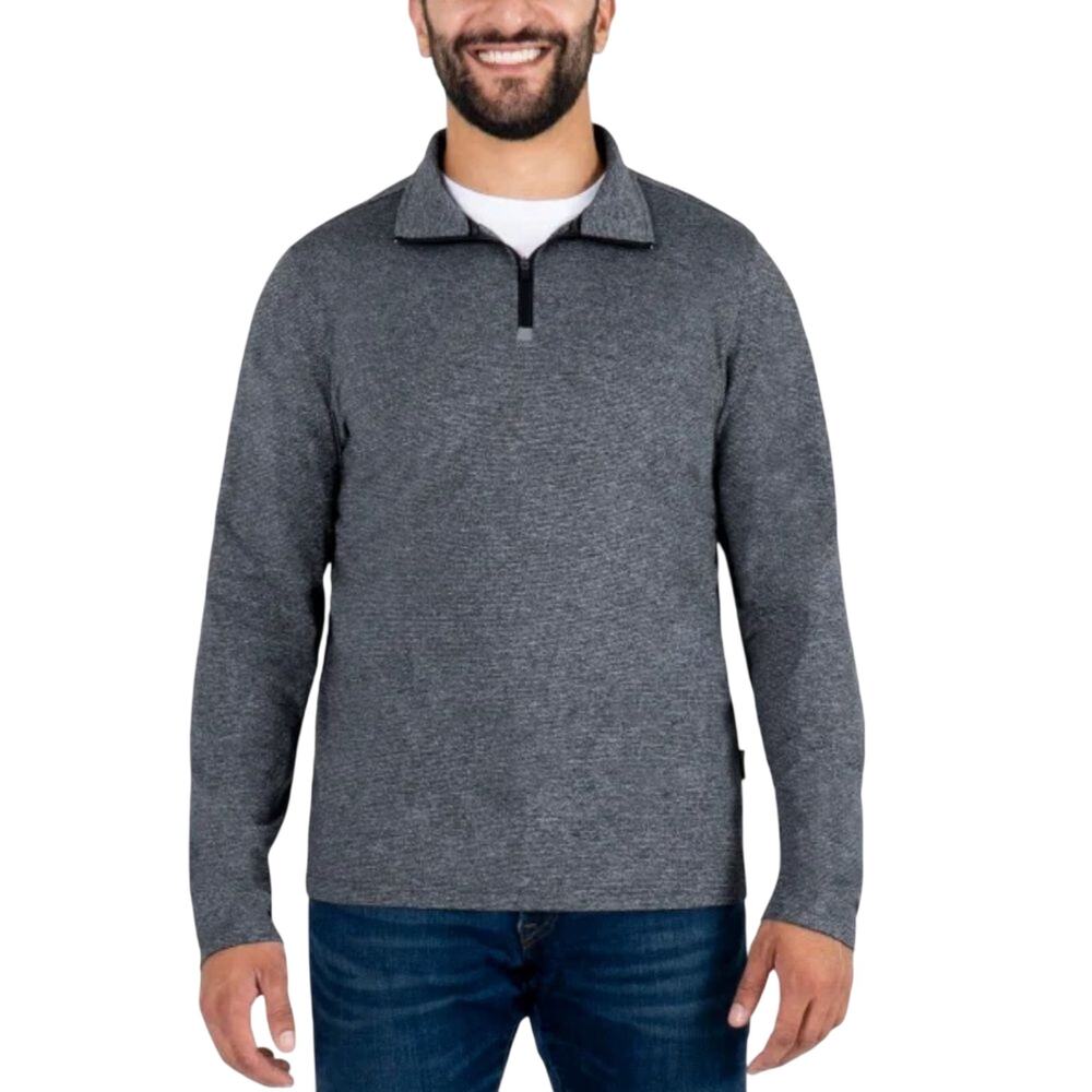 Gerry Active Men's Grey Quarter Zip Sporty Lightweight Sweatshirt Size M